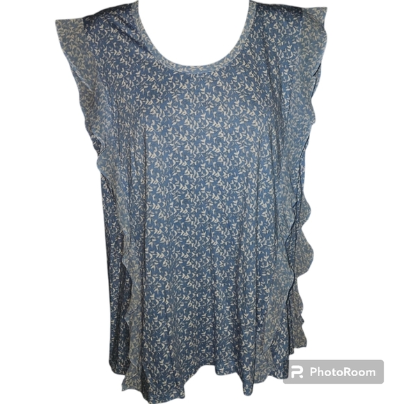 MICHAEL Michael Kors Tops - MICHAEL Michael Kors Floral Ruffle Tank Top